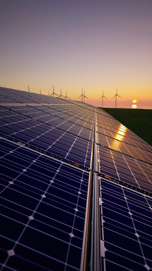 Commercial solar installation